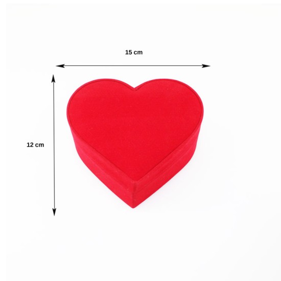 Geschenkbox Herzform 15 cm - KBK0123 - Mytortenland